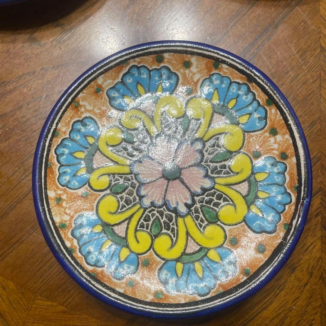 タラベラ焼き メキシコ タラベラ焼 大皿 器 タラベラ・デ・ラ・レイナ